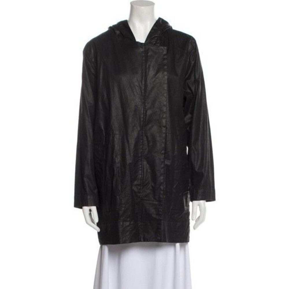 Helmut Lang Waxed Parka Trench Coat Size M